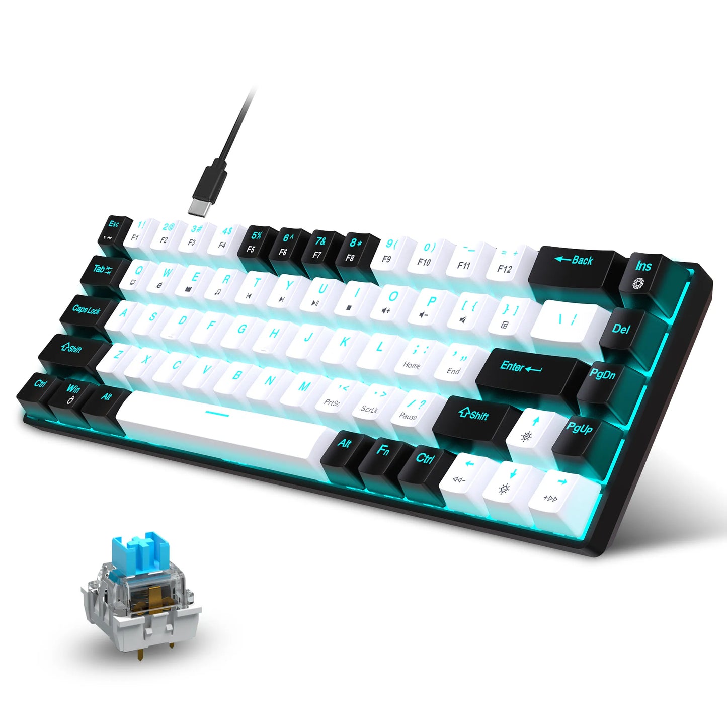 Hot-Swap Mechanical Keyboard – Custom Switch