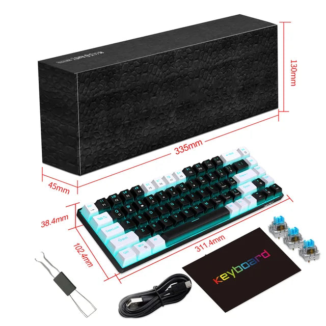 Hot-Swap Mechanical Keyboard – Custom Switch