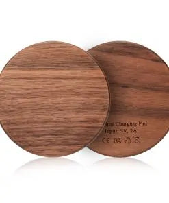 Walnut Wood Wireless Charger - Fast Charging