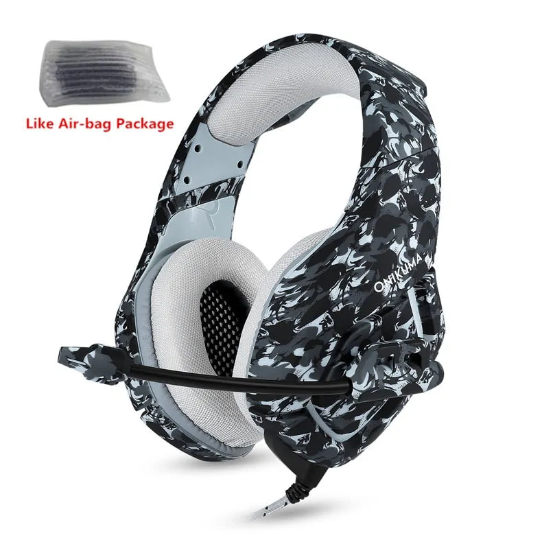 Camouflage Gaming Headphones – Immersive Sound