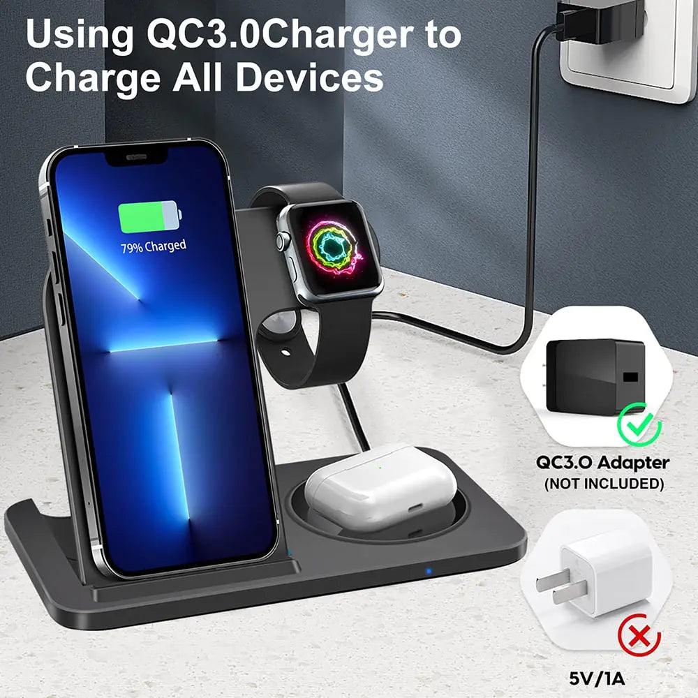 Fast Wireless Charger Stand – Quick & Convenient Charging