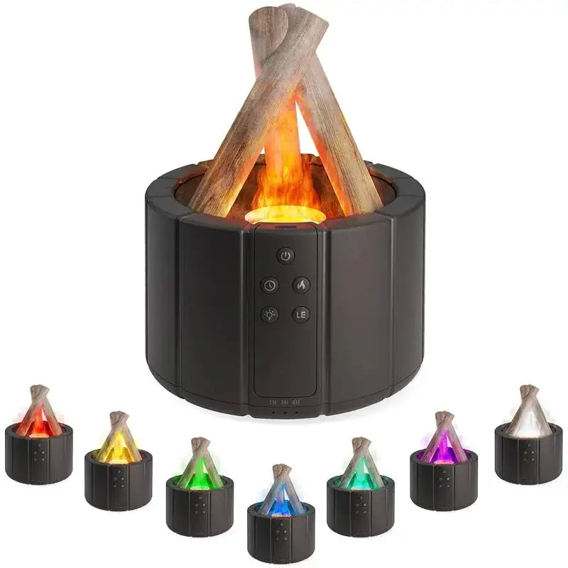 Bonfire Flame Humidifier – Aromatherapy & Air Purifier