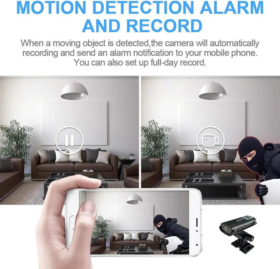 Wireless WiFi Security Camera for Home Surveillance