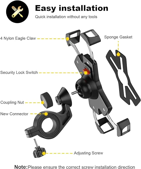 Bike Phone Mount – Secure & Adjustable