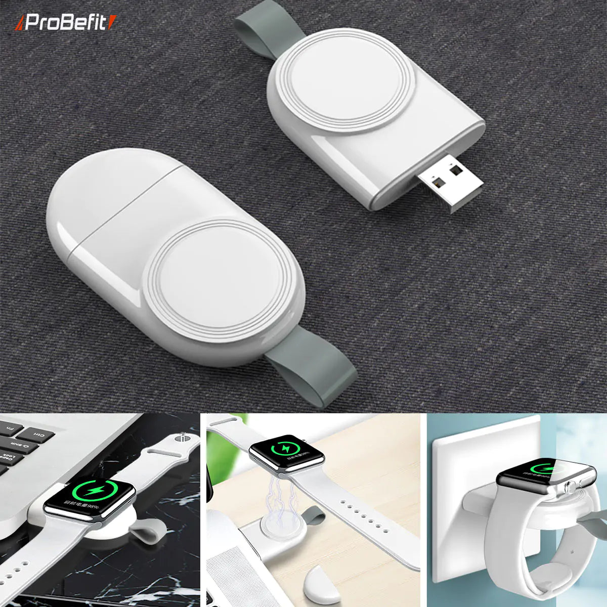 Portable Wireless Charger for iWatch – Fast & Compact