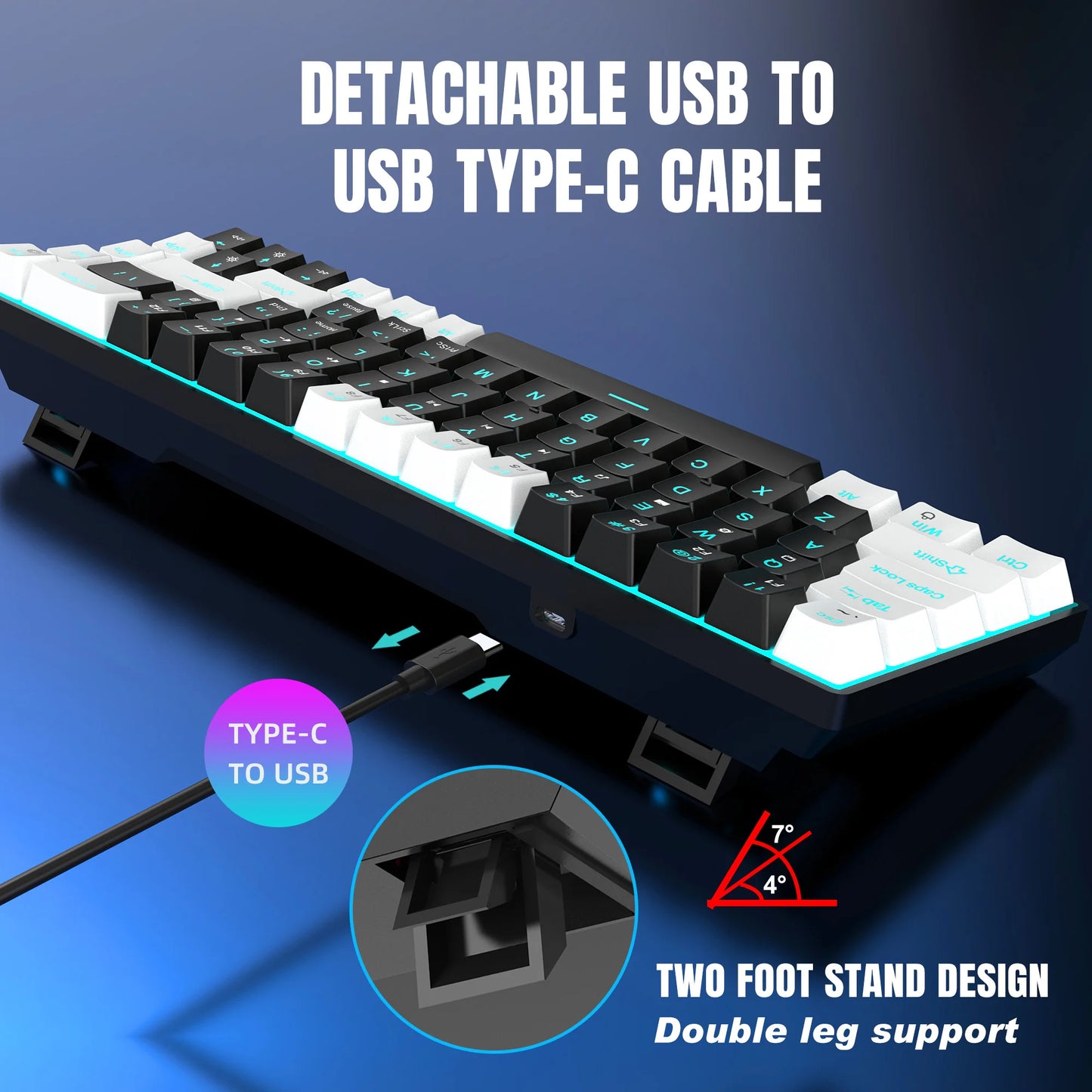 Hot-Swap Mechanical Keyboard – Custom Switch