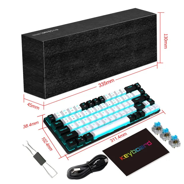 Hot-Swap Mechanical Keyboard – Custom Switch