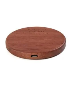 Walnut Wood Wireless Charger - Fast Charging