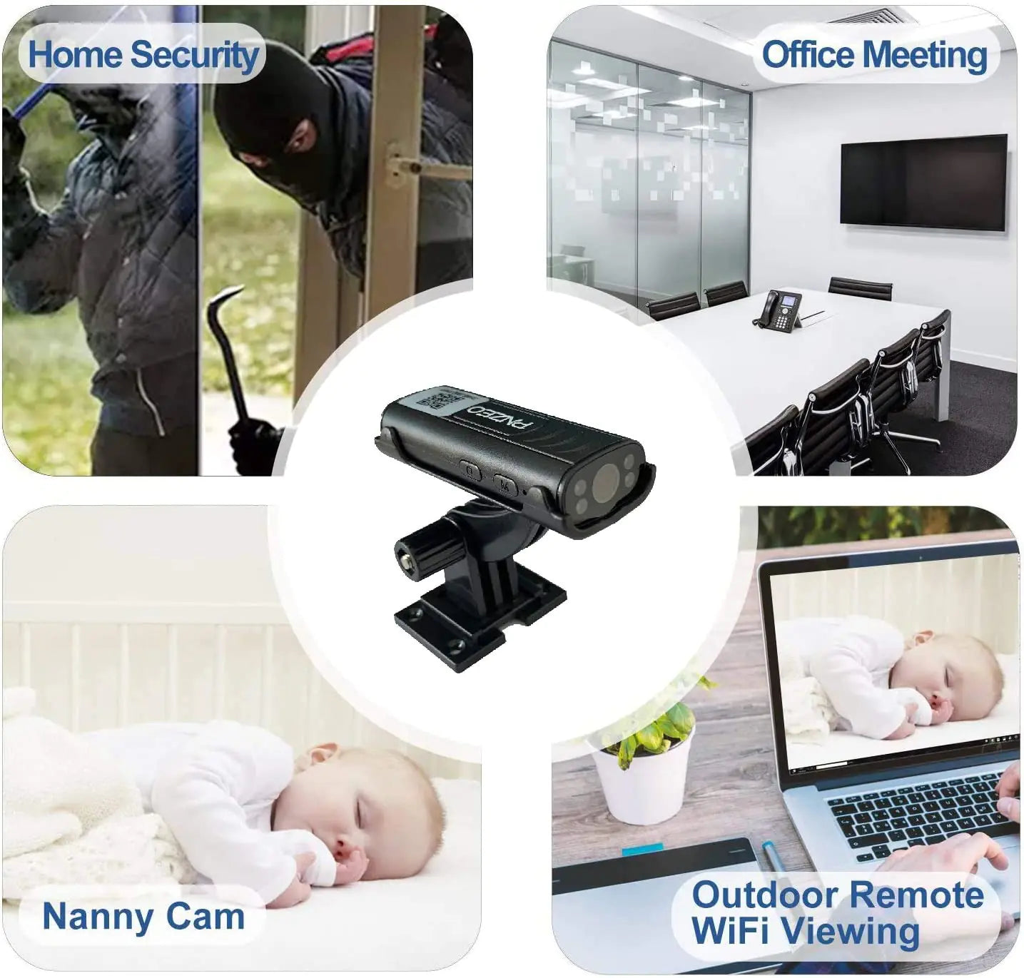 Wireless WiFi Security Camera for Home Surveillance