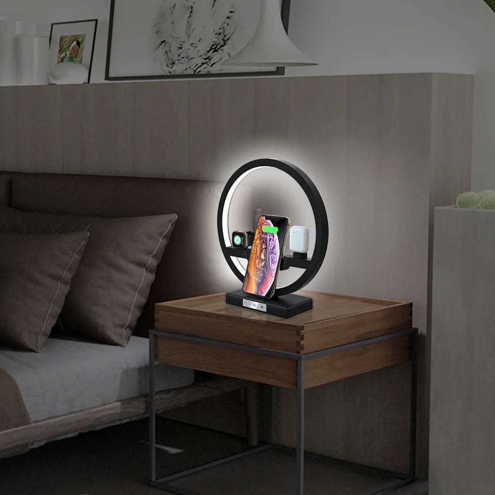 Qi Wireless Charger Table Lamp