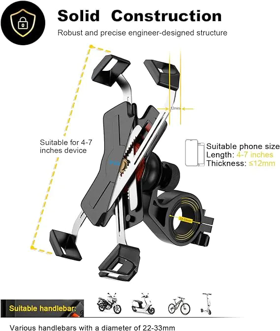 Bike Phone Mount – Secure & Adjustable