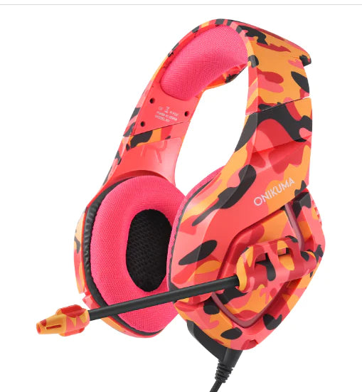 Camouflage Gaming Headphones – Immersive Sound