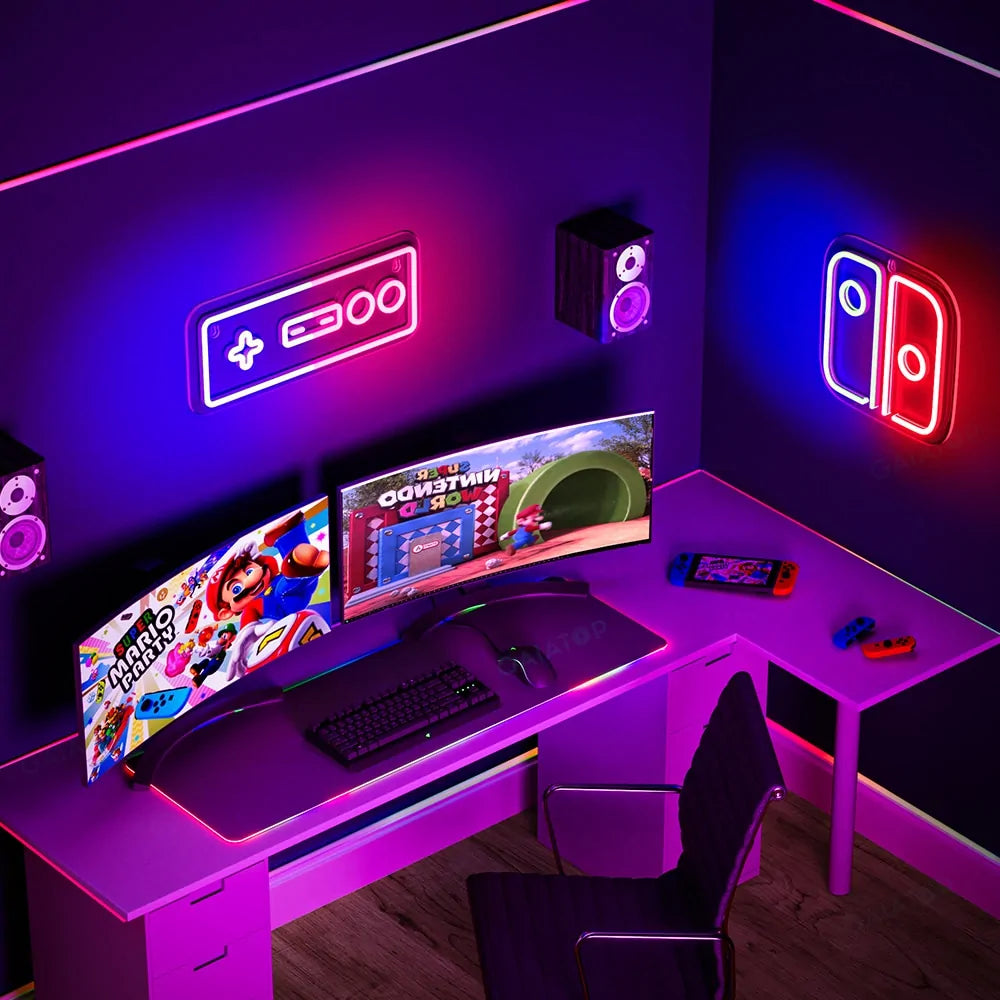 Gaming Night Light – LED Room Decor for Gamers