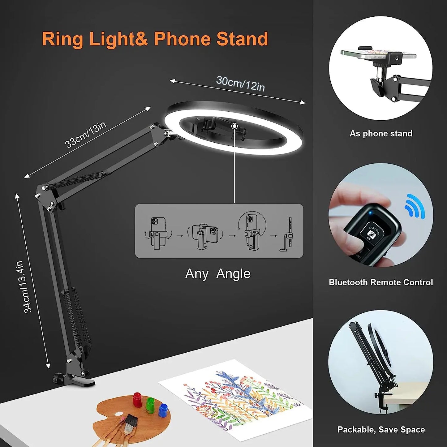 Light Up Phone Mount Holder